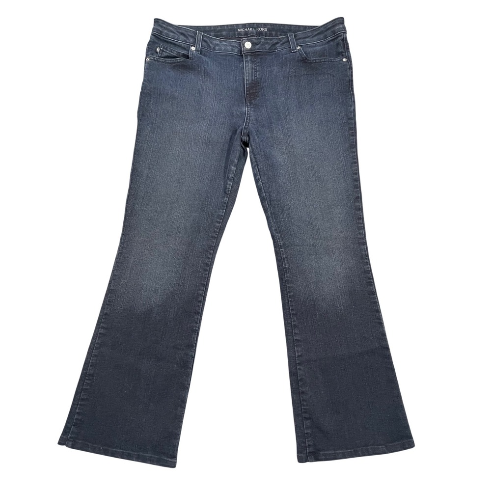 Michael Kors Dark Wash Bootcut Denim Jeans Women 14